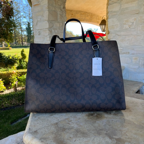 Coach Tatum CarryAll signature 40 handbag - Picture 3 of 11